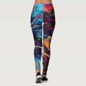 Marmormuster Leggings (Rückseite)