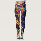 Marmormuster Leggings (Vorderseite)