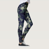 Marmormuster-Leggings Leggings (Rechts)