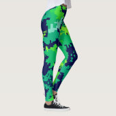 Marmormuster-Leggings Leggings (Rechts)