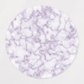 Marmormuster Lila Etiketten (Design 1)