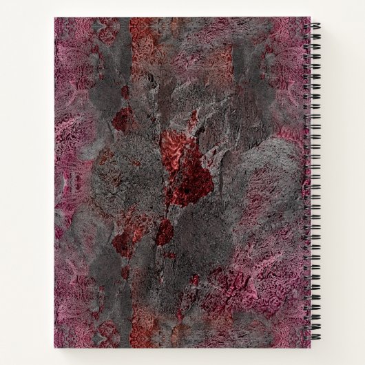 Marmormuster Notizblock (Rückseite)