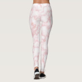 Marmormuster rosa leggings (Rückseite)
