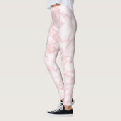 Marmormuster rosa leggings (Links)