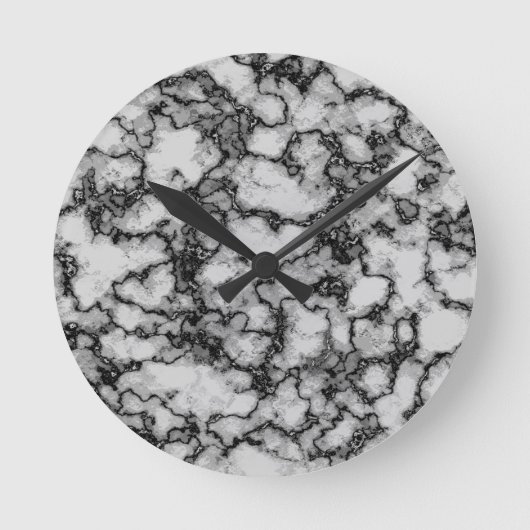  Marmormuster  Runde Wanduhr (Vorderseite)