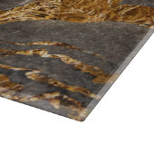 Marmormuster Schneidebrett (Ecke)