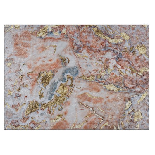 Marmormuster Schneidebrett (Vorderseite)