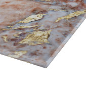 Marmormuster Schneidebrett (Ecke)