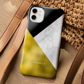 Marmormuster und Imitate Gold Foil Case-Mate iPhone Hülle