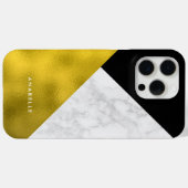Marmormuster und Imitate Gold Foil Case-Mate iPhone Hülle (Rückseite (Horizontal))