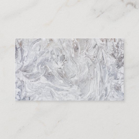 Marmormuster Visitenkarte (Rückseite)