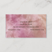 Marmormuster-Visitenkarte Visitenkarte (Rückseite)