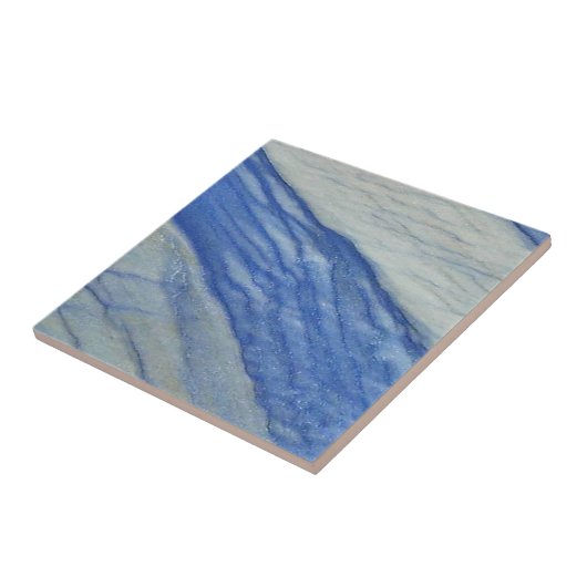 Marmormuster von Azul Macaubas 8 Fliese (Seite)