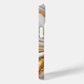 Marmormutter von Pearl Gold Veins Monogram Case-Mate iPhone Hülle (Rückseite / Rechts)