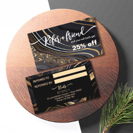 Marmornagelsalon Empfehlen Sie einer Freundverweis Treuekarte