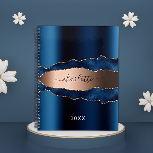 Marmorname 2025: Navy Blue Rose Planer