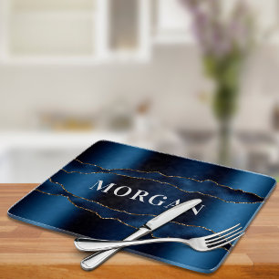 Marmorname der Marine Schneidebrett