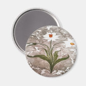 Marmornarzisse Magnet (Vorderseite/Rückseite)