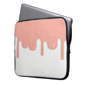 Marmorneopren Laptop-Sieb, 30 cm Laptopschutzhülle (Vorderseite Links)