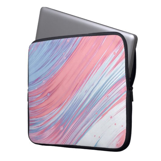 Marmorneopren Laptop-Sieb, 30 cm Laptopschutzhülle (Vorderseite Links)