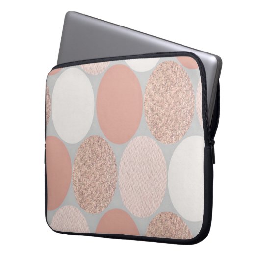 Marmorneopren Laptop-Sieb, 30 cm Laptopschutzhülle (Vorderseite Links)