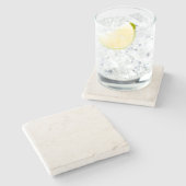 Marmorneutraler Fliesen-natürlicher Steinuntersetzer (Seitenansicht)