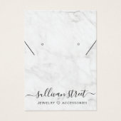 Marmorohrringe - Netzklasseanzeigekarte (Vorderseite)