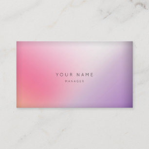 MarmorOmbre lila rosa minimaler Manager Vip Visitenkarte