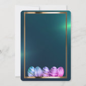 Marmoroster Niedliche Eier Einladung (Rückseite)