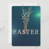 Marmoroster Niedliche Eier Einladung (Rückseite)