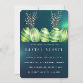 Marmoroster Niedliche Eier Einladung (Vorderseite)