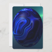 Marmoroster Niedliche Eier Einladung (Rückseite)