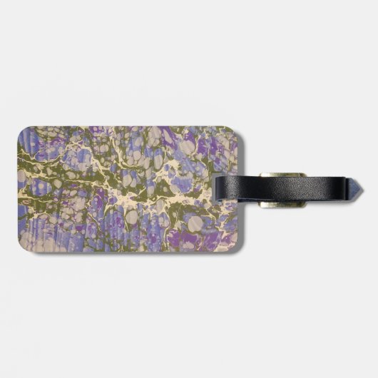 Marmorpapier Gepäckanhänger (Rückseite horizontal)