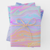 Marmorpapier Geschenkpapier Set (Beispiel)