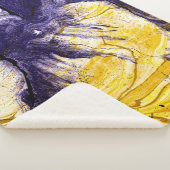 Marmorpapier: Helle Akrylkunst Sherpadecke (3/4)