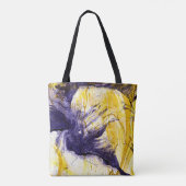Marmorpapier: Helle Akrylkunst Tasche (Rückseite)