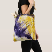 Marmorpapier: Helle Akrylkunst Tasche (Von Nahem)