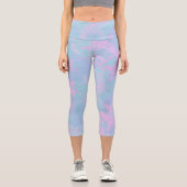 Marmorpastel capri leggings (Vorderseite)