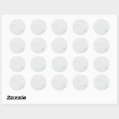 Marmorpastel Stone Texture Classic Round Stickers (Blatt)
