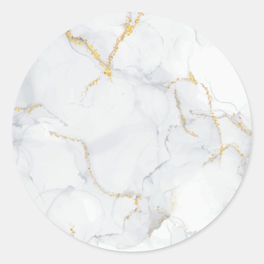 Marmorpastel Stone Texture Classic Round Stickers (Vorderseite)