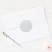 Marmorpastel Stone Texture Classic Round Stickers (Umschlag)
