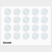 Marmorpastel Stone Texture Classic Round Stickers (Blatt)