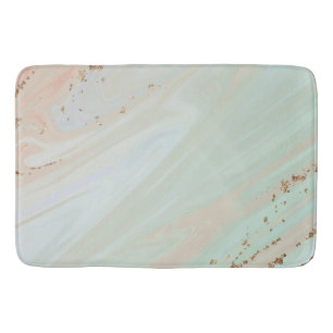 Marmorpastel Stone Texture Glitzer Wasserfarbe Badematte