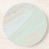 Marmorpastel Stone Texture Glitzer Wasserfarbe Getränkeuntersetzer (Vorne)