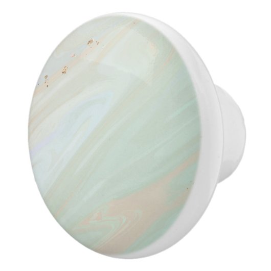 Marmorpastel Stone Texture Glitzer Wasserfarbe Keramikknauf (Rechts)