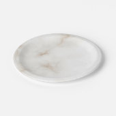 Marmorpastel Stone Texture Glitzer Wasserfarbe Pappteller (Schrägansicht)