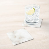 Marmorpastel Stone Texture Glitzer Wasserfarbe Rechteckiger Pappuntersetzer (Vor Ort)