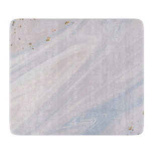 Marmorpastel Stone Texture Glitzer Wasserfarbe Schneidebrett