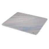 Marmorpastel Stone Texture Glitzer Wasserfarbe Schneidebrett (Ecke)