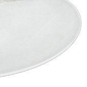 Marmorpastel Stone Texture Glitzer Wasserfarbe Schneidebrett (Ecke)